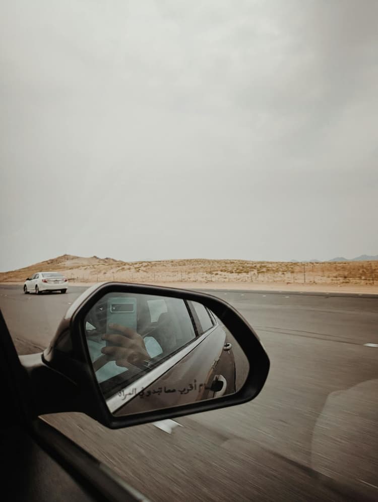 Wide highway in Saudi Arabia